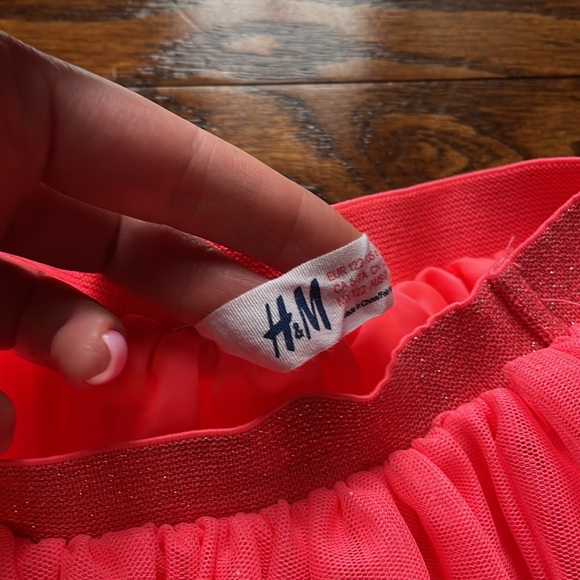 H&M Pink Girl Tutu Skirt Sparkle  6-7 yo - Picture 3 of 4